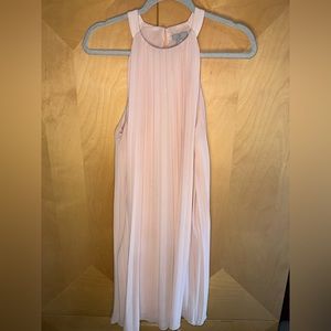H&M Pleated Light Pink Dress